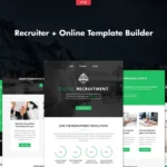Recruiter – Responsive Recruitment Email + Builder