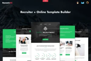 Mua Recruiter - Responsive Recruitment Email + Builder giá rẻ