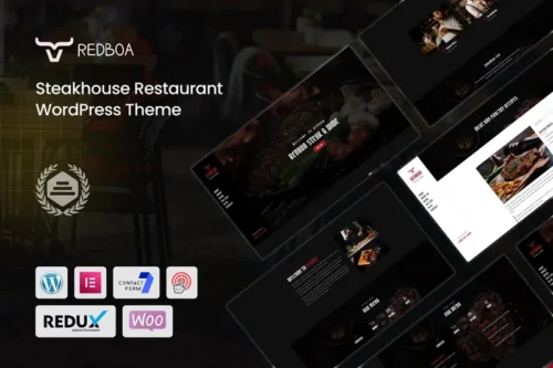 Mua Redboa - Steakhouse Restaurant WordPress giá rẻ