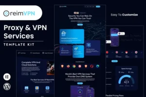 Mua Reimvpn - Proxy & VPN Services Elementor Template Kit giá rẻ
