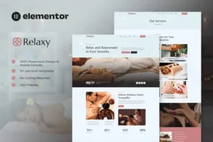 Mua Relaxy - Spa & Wellness Elementor Template Kit giá rẻ