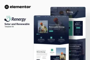 Mua Renergy - Solar & Renewable Elementor Template Kit giá rẻ
