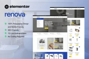 Mua Renova - Kitchen Bathroom & Renovation Supplies Store Elementor Pro Template Kit giá rẻ