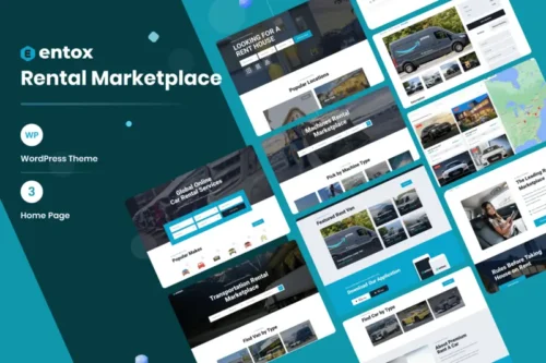 Mua Rental Marketplace WordPress Theme - Entox giá rẻ