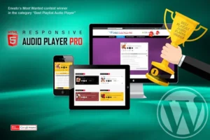 Mua Responsive HTML5 Audio Player PRO WordPress Plugin giá rẻ