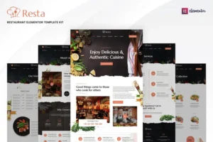 Mua Resta – Restaurant Elementor Template Kit giá rẻ