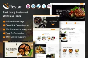 Mua Restar - Fast Food & Restaurant WordPress Theme giá rẻ