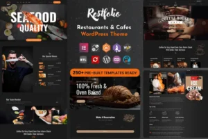 Mua Restfolio - Restaurants & Cafes WordPress Theme giá rẻ