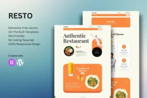 Mua Restolux - Restaurant Elementor Template Kit giá rẻ