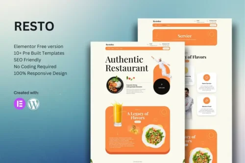 Mua Restolux - Restaurant Elementor Template Kit giá rẻ
