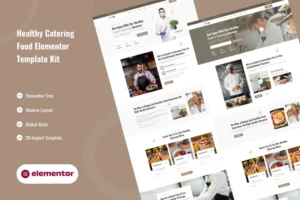 Mua Restou - Healthy Catering Food Services Elementor Template Kit giá rẻ