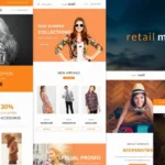 Retail Mail – Responsive E-mail Templates set