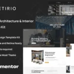 Retirio – Architecture & Interior Elementor Template Kit