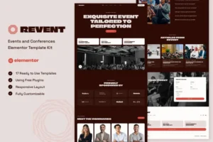 Mua Revent - Events & Conferences Elementor Template Kit giá rẻ