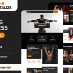 Revitalize – Fitness Gym Elementor Template Kit