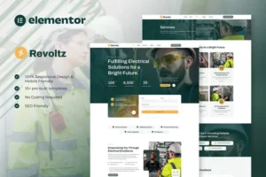 Mua Revoltz - Electrical Installation & Maintenance Elementor Template Kit giá rẻ