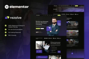 Mua Rezolve - Business Consulting Elementor Template Kit giá rẻ