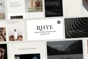 Mua Rhye – Creative Portfolio Elementor Pro Template Kit giá rẻ