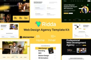 Mua Ridda - Web Design Agency Template Kit giá rẻ