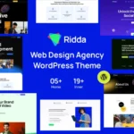 Ridda – Web Design Agency WordPress Theme