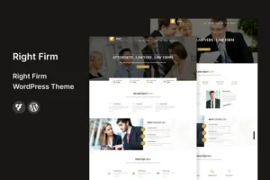 Mua Right Firm- Law Firm WordPress Theme giá rẻ
