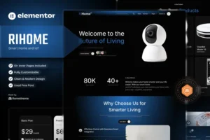Mua Rihome - Smart Home and IoT Elementor Template Kit giá rẻ