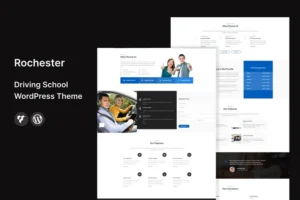 Mua Rochester - Driving School WordPress Theme giá rẻ