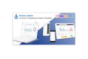 Mua Rocker - Laravel 8 + Bootstrap 5 Admin Template giá rẻ