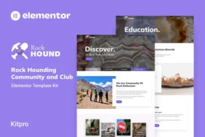 Mua Rockhound - Rock Hounding Community Club Elementor Template Kit giá rẻ