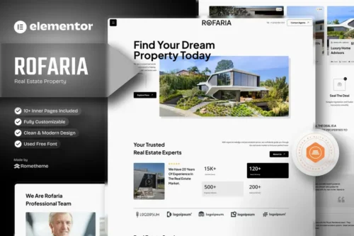Mua Rofaria - Real Estete Property Elementor Template Kit giá rẻ