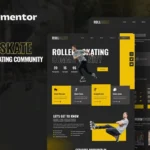 Rollskate – Rollerskating Community Elementor Template Kit
