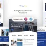 Rooffero – Roofing Services Elementor Template Kit