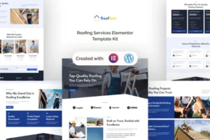 Mua Rooffero - Roofing Services Elementor Template Kit giá rẻ