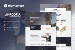 Mua Roofia - Roofing Services Elementor Template Kit giá rẻ