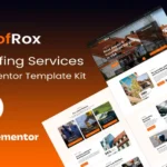 Roofrox – Roofing Services Elementor Template Kit