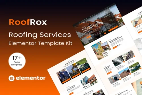 Mua Roofrox - Roofing Services Elementor Template Kit giá rẻ