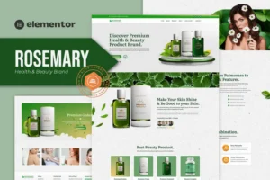 Mua Rosemary - Health & Beauty Brand Elementor Template Kit giá rẻ