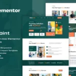 RoxPaint – Painting Services Elementor Template Kit
