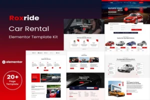 Mua Roxride - Car Rental Elementor Template Kit giá rẻ