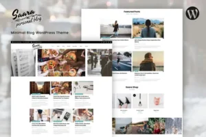 Mua Saara - Minimal Blog WordPress Theme giá rẻ