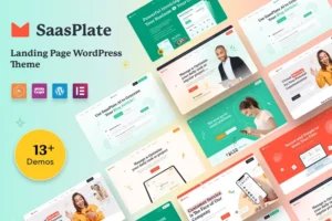 Mua SaasPlate - Landing Page WordPress Theme giá rẻ