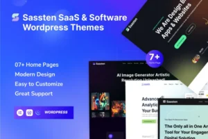 Mua Saasten - SaaS & Software Landing WordPress Theme giá rẻ
