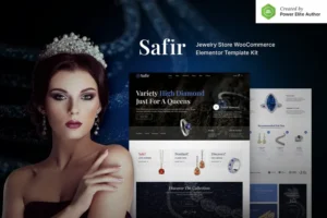 Mua Safir – Jewelry Store WooCommerce Elementor Pro Template Kit giá rẻ