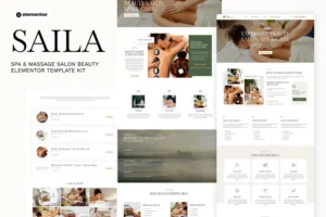 Mua Saila - Spa & Massage Salon Beauty Elementor Template Kit giá rẻ