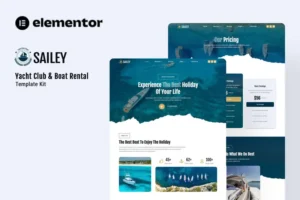 Mua Sailey - Yacht Club & Boat Rental Elementor Template Kit giá rẻ