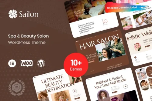 Mua Sailon - Spa & Beauty Salon WordPress Theme giá rẻ