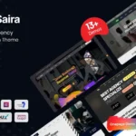 Saira – Digital Agency WordPress Theme