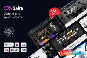 Mua Saira - Digital Agency WordPress Theme giá rẻ