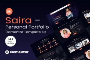 Mua Saira – Personal Portfolio Elementor Template Kit giá rẻ