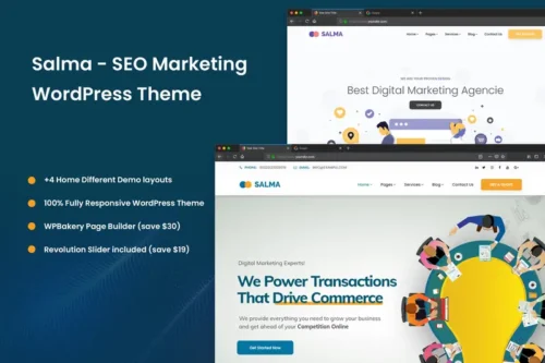 Mua Salma - SEO Marketing WordPress Theme giá rẻ